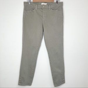 Tory Burch Olive / Sage Skinny Jeans Size 31